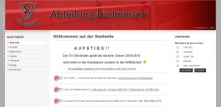 Webseite SV Stöckheim Badminton Webseite SV Stöckheim Badminton