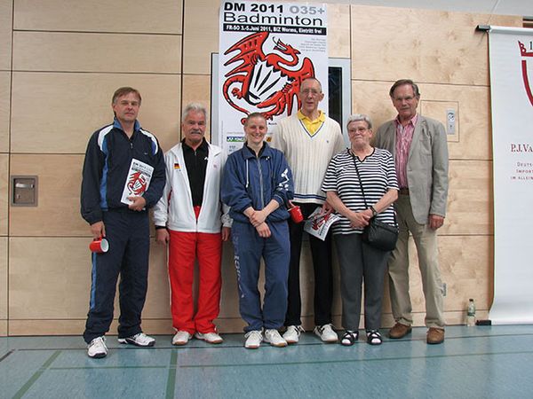 Braunschweiger Team (v.l.n.r. Gabor Polonyi, Dietmar Unser, Petra Kress, Heinz und Uschi Klühn, Willy Teichelmann Braunschweiger Team