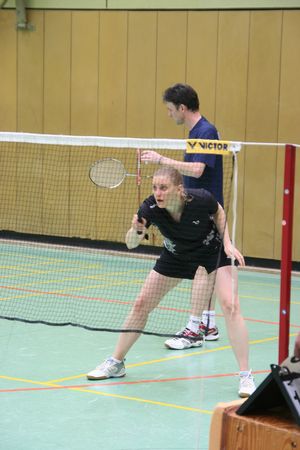 Petra Kress und Uwe Pawellek im GD O35 Petra Kress und Uwe Pawellek im GD O35