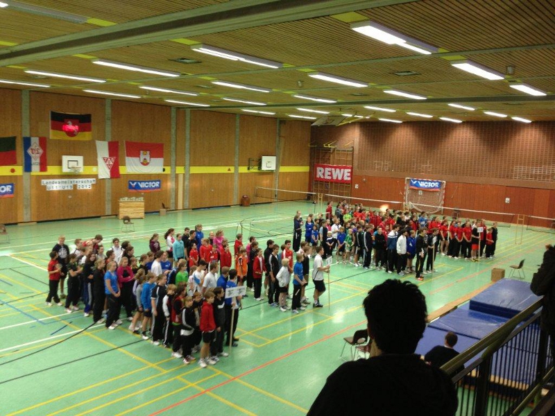 Begrüßung bei den Landesmeisterschaften