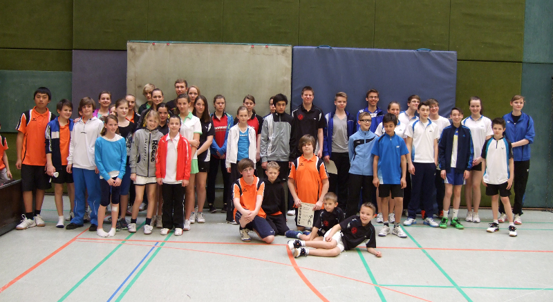 Teilnehmer Stadtmeisterschaften Jugend 2014