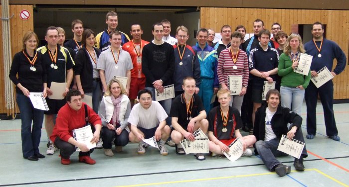 Die Sieger der Stadtmeisterschaften am späten Samstagabend Die Sieger der Stadtmeisterschaften am späten Samstagabend